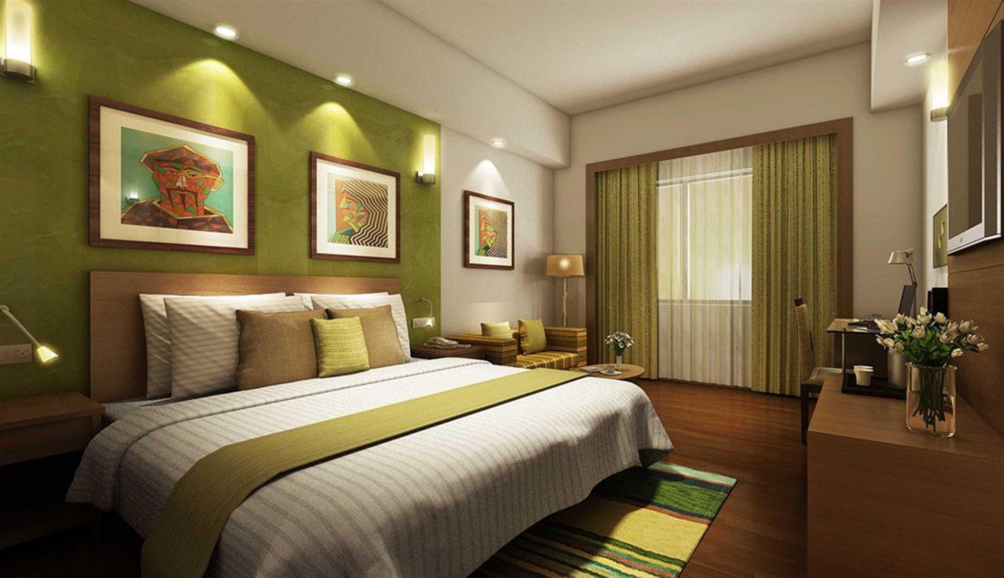 فندق ليمون تري بريمير مطار دلهي نيودلهي الغرفة الصورة A typical room at the hotel